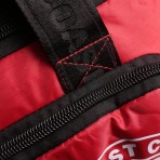 Sportovní Taška od značky PitBull West Coast v červeno černém provedení.